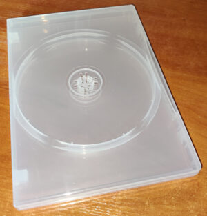 Etui plastikowe na 2DVD 14mm przezroczyste High Quality 50szt.