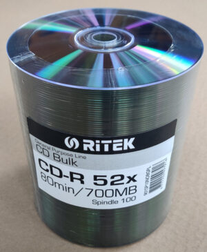 CD-R Traxdata Ritek 700MB OEM bez nadruku szpula 100szt.