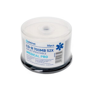 CD-R Platinet Medical Pro INK-JET Printable 700MB cake-box 50szt.